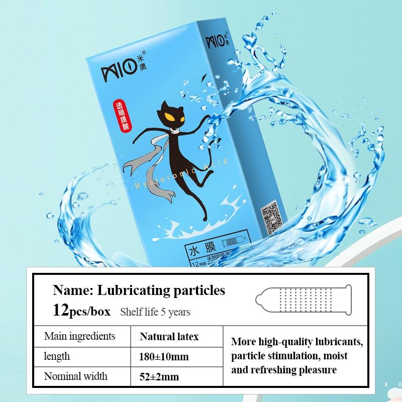 MIO 100 sztuk prezerwatywy dla mężczyzn kropkowana nić duże cząstki losowe fantazyjne prezerwatywy Sex zabawki produkty