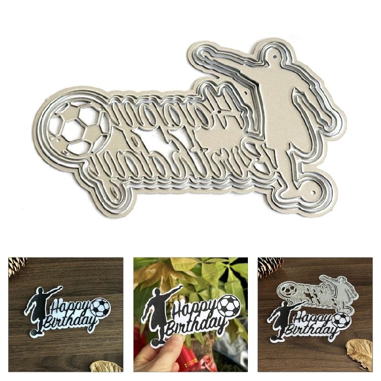Metal Die Cuts Embossing Stencils Molds Happy Birthday Cutting Dies for Photo Card Scrapbooking Decorations