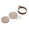 Wooden Mini Embroidery Hoop Pendant Round Frame DIY Craft Needlepoint Accessory Jewelry Embroidery for Arts and Gifts