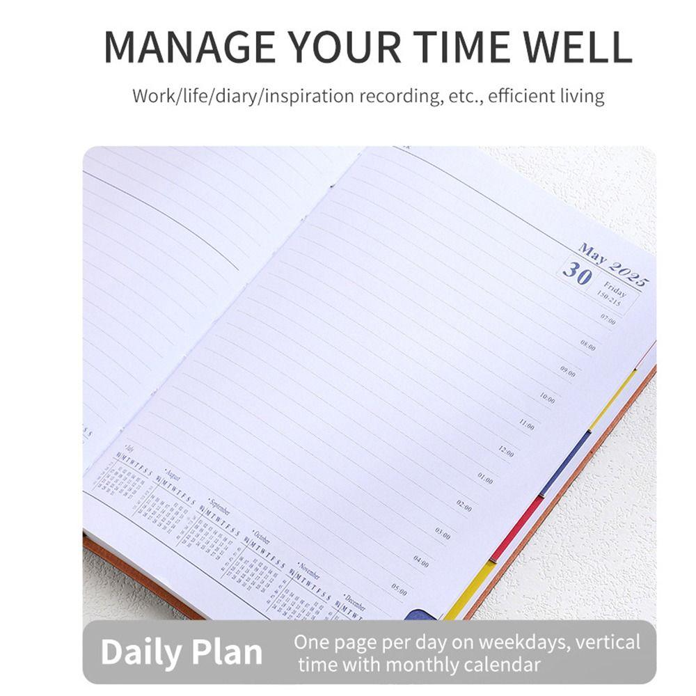 To Do List A5 Agenda Notebook 12 Months 365 Days Notepad Office Supplies