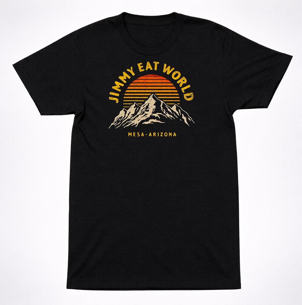 Jimmy Eat World Mesa Arizona Sunset T-Shirt Emo Alternative Indie Rock Band Tee XL