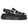 Dr. Martens Leather Versatile Comfortable Roman Sandals Women Sandals Black 31524001