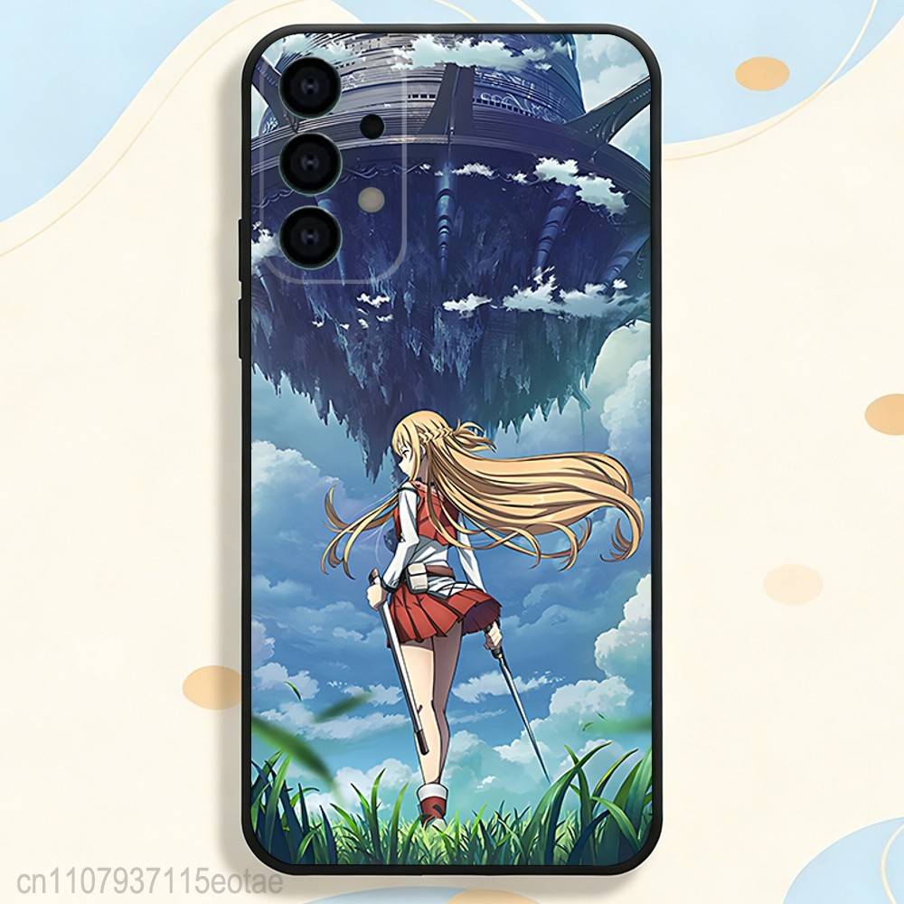 S-Sword Art Online SAO Kirigaya Phone Case Silicone Soft For Samsung S26,S25,S24,S21,S22,S23,S30,Ultra,S20,Plus,Fe,Lite