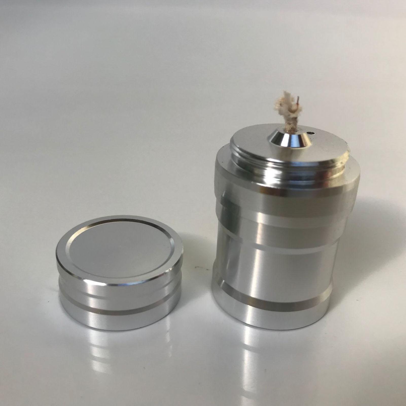 

aluminum alloy Mini Alcohol Lamp Lab Equipment Heating Liquid Stoves fashion portable For Outdoor survival Camping Hiking Travel серебряный