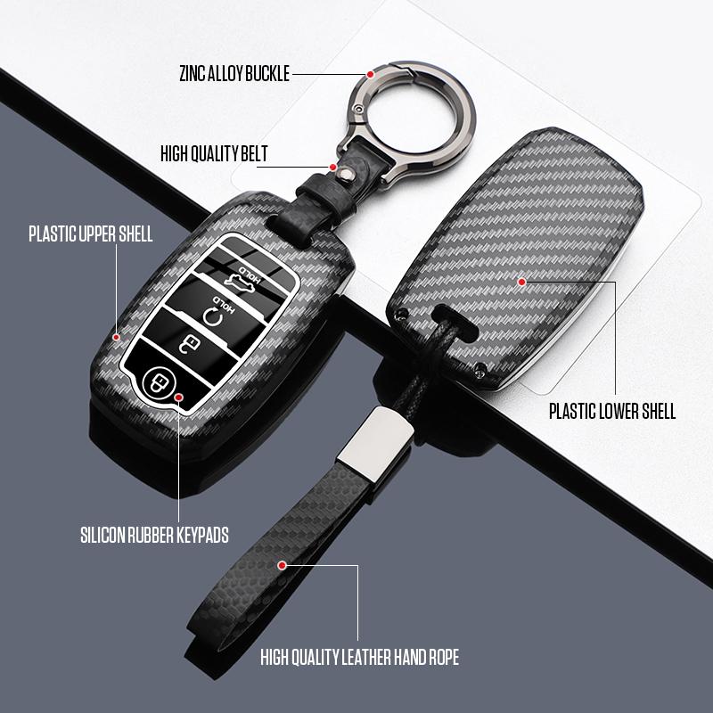 Interior Mouldings Car Remote Shell Fob For KIA Sportage Cerato Optima K2 K3 K4 K5 RIO Picanto Soul Sorento Sedona Key Case Cove