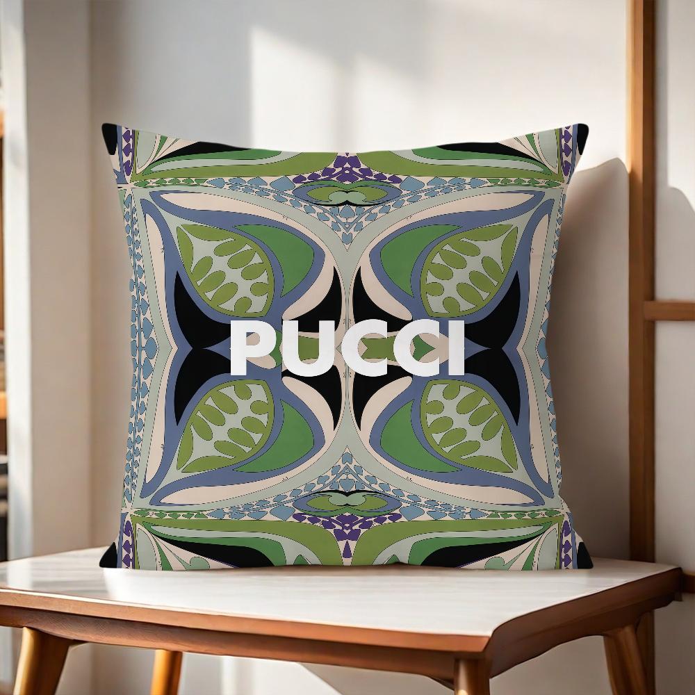 E-Emilio F-fashion P-Pucci cushion cover For Pillow Sofa Printing Decoration Room Home Office Coffee Shop Car Nordic Simplicity