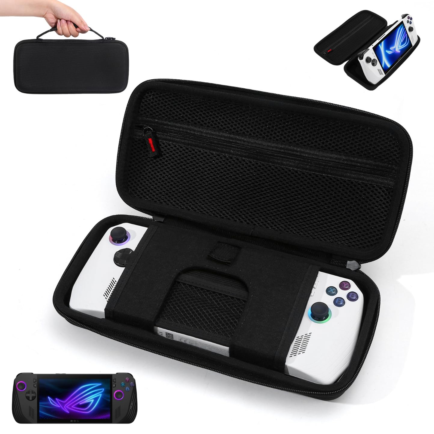 

iofeiwak ROG X Portable Hard Case Storage Box Suitable for ROG Ally/Ally Case, Ally/Ally чорний