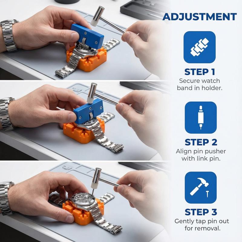 Hot-Selling 13-in-1 Watch Repair Kit: Battery Replacement, Screwdriver, Strap Tool