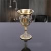 Zinc Zinc Zinc Alloy Spirits Cup Vintage Small Drinking Cup Elegant Medieval Rose Embossed Goblet  Gift