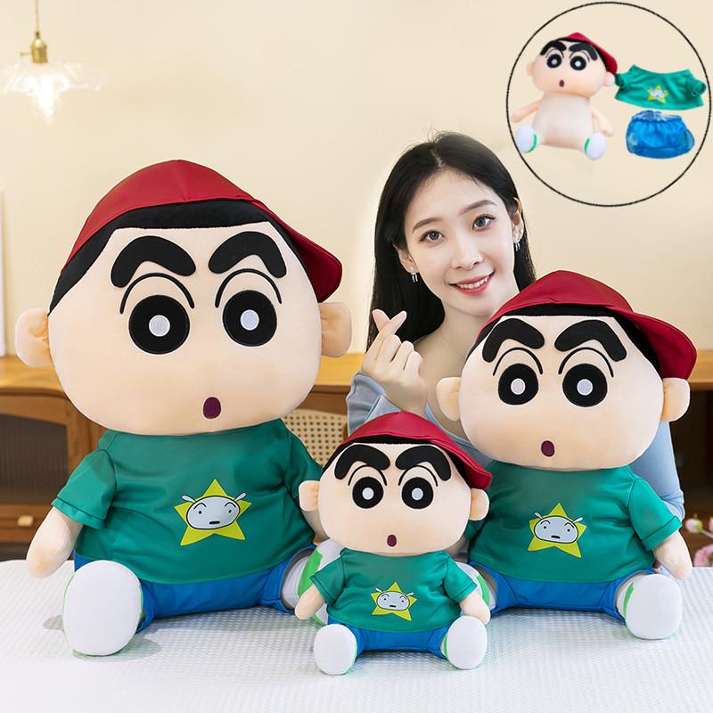 Adorable Crayon Shin Chan Plush Toy In Hoodie Design Soft And Cuddly Doll For Kids
