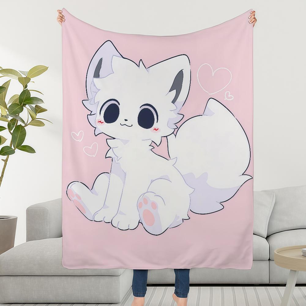 Cartoon Funny Cute Cat Kawaii S-SillyS B-Boy K-KisserS Blanket Soft Warm Furry Throw Super Kids Toys Bed Sofa Car Cradle