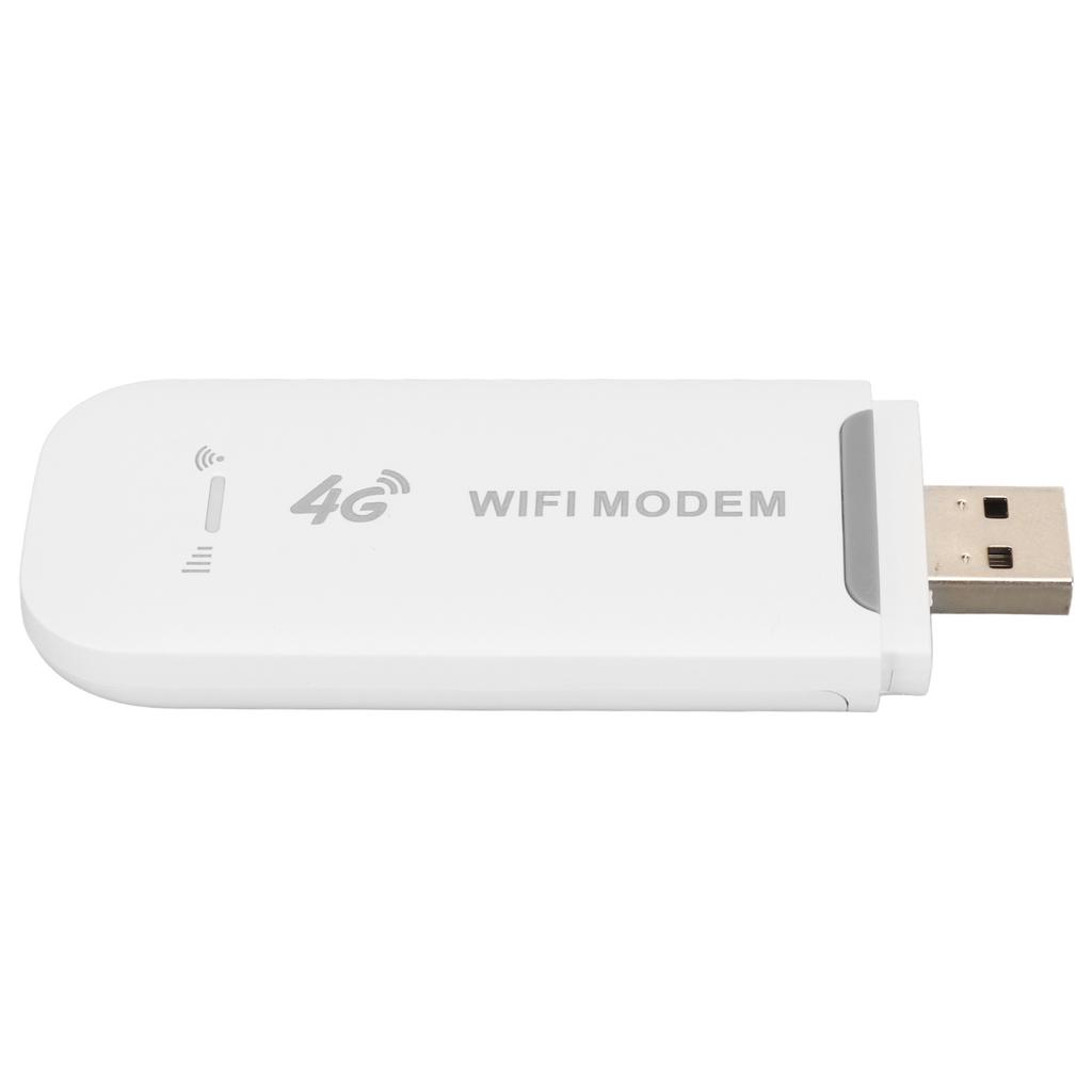 4G LTE Wireless Router 150Mbps Support 10 Users USB Interface Portable WiFi Modem for Tablet Laptop White