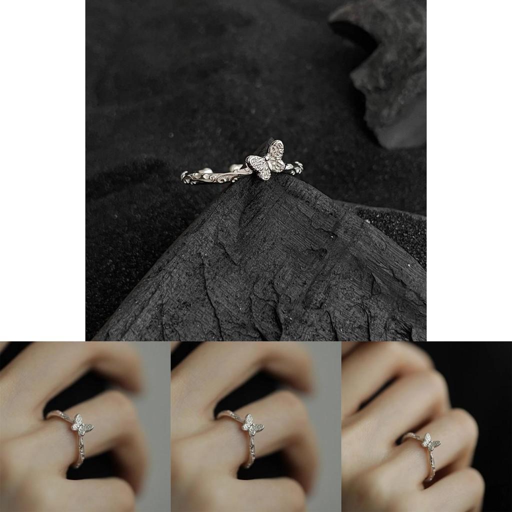 Unique Butterfly Shaped Adjustable Ring For Women High-end Copper Fashion Ring For Summer 2023