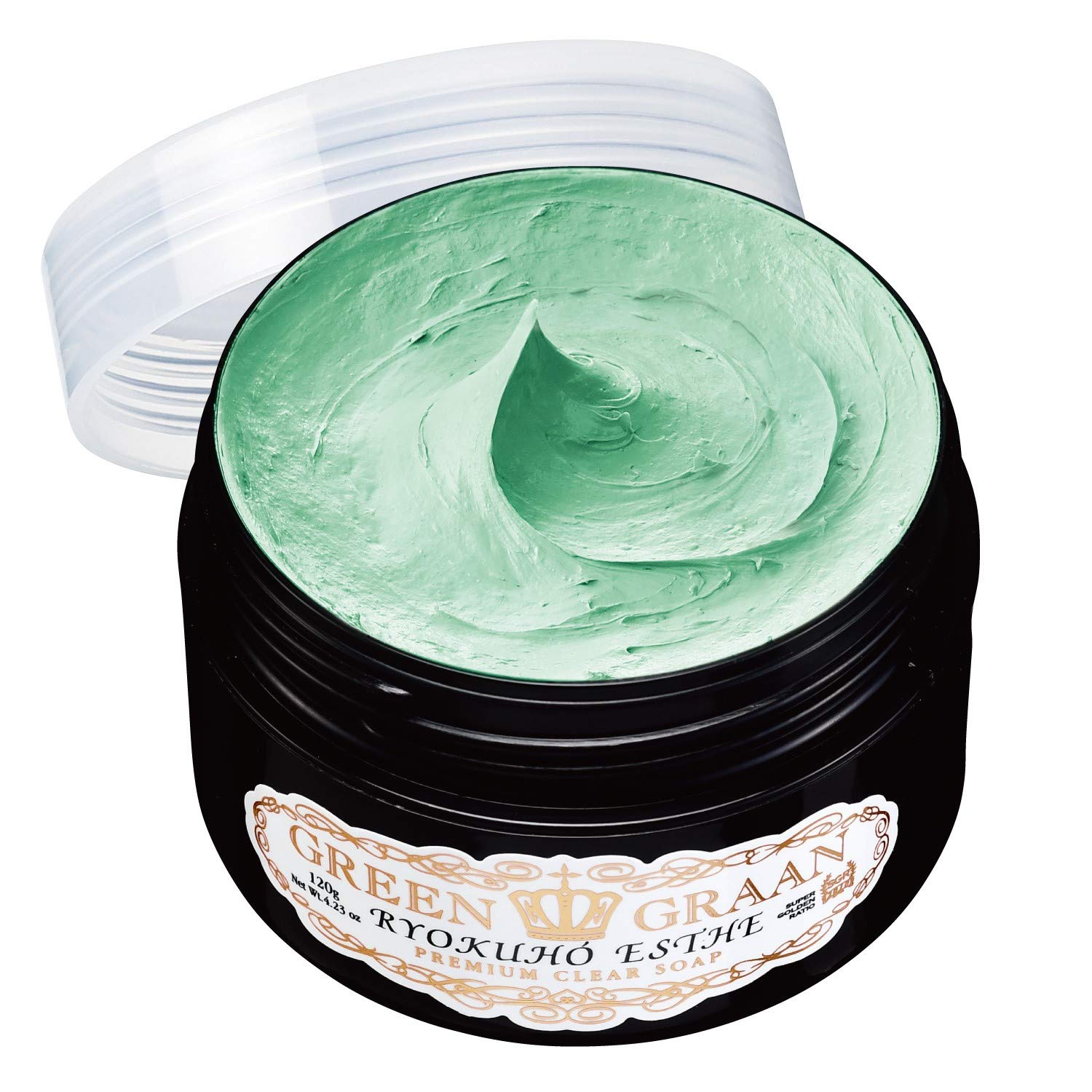 

Crudo Gringran Ryokuho Esthe запас на 3 месяца Травяная пенка для лица Пенящийся очищающий гель для лица Мыло Пищевая сода Куча [120 г / прибл.]. / аромат] зелёный