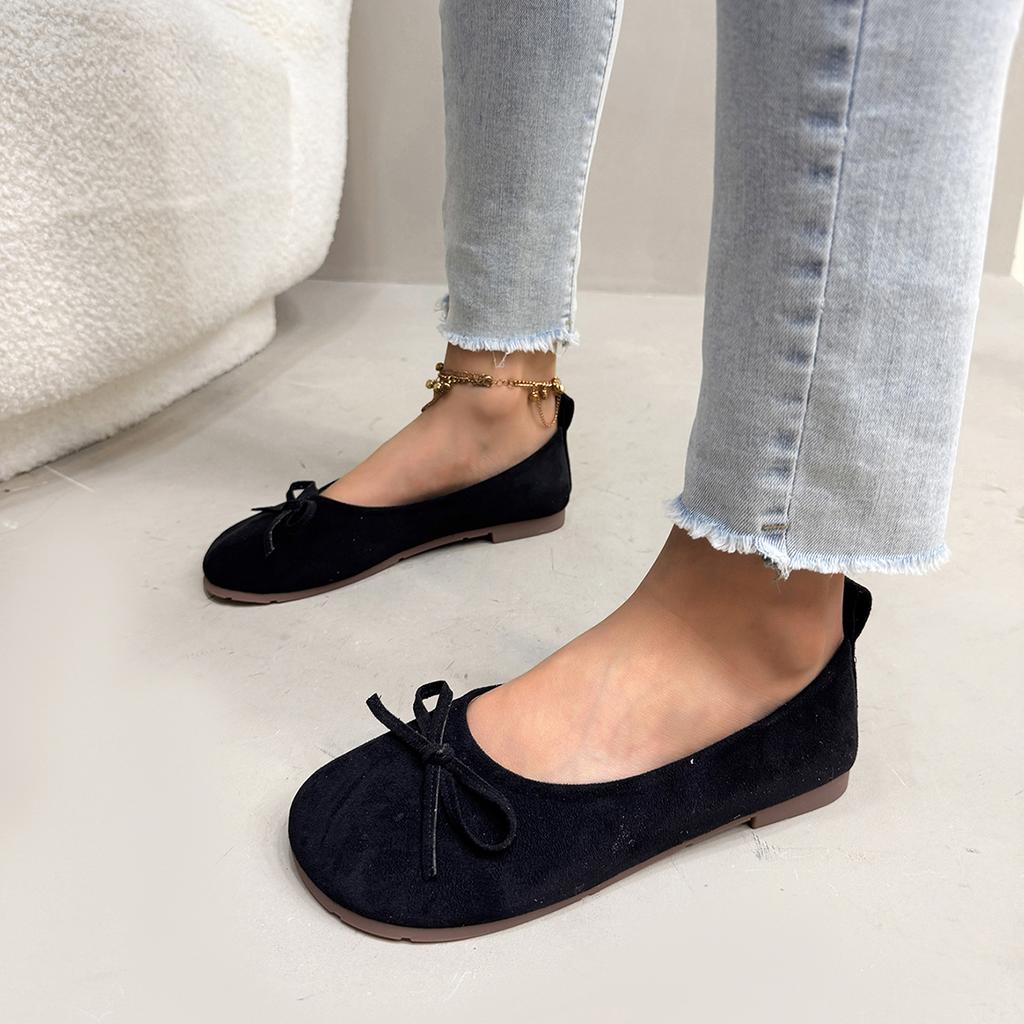 Shoes Woman Flats Round Toe Casual Female Sneakers Dress Nurse Comfortable New Summer Solid Rubber PU Fabric Leisure Fretwork
