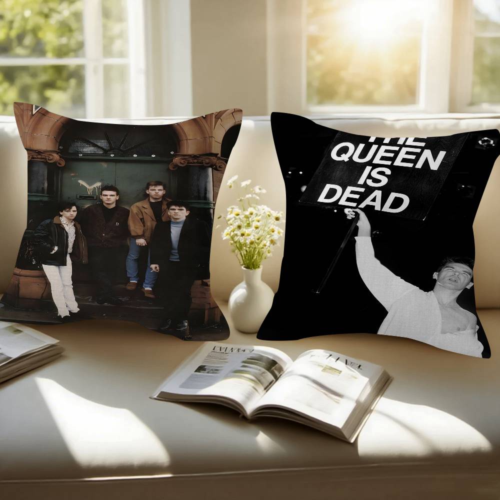 British Rock Band The Smiths Cushion Cover Car Throw Pillow Case For Sofa Car Christmas Gift 40x40cm 45x45cm