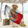 Russian Coat Of Arms Beach Towel Quick-Dry Soft Microfiber Comfortable Lightweight