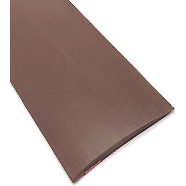 Winilowa Płaska Listwa Przejściowa na Podłogę Samoprzylepna Listwa Oddzielająca Krawędź Podłogi Szerokość 5cm/2 cale Można Ciąć (Czarny 4m/13ft)