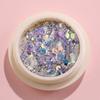 8 färger Nail Glitter Set Puder Nail Pigment DIY Flake Nail Art Dust Glitter Powder Mermaid Sequis