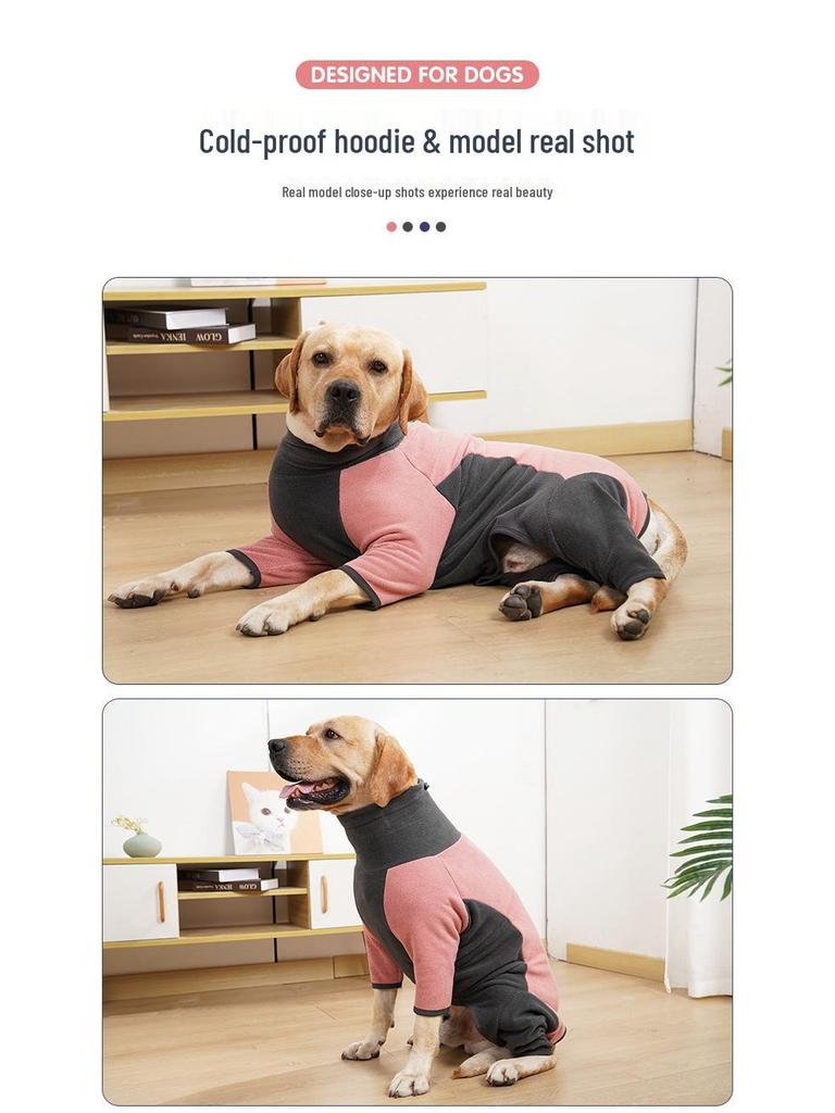 Winter Vierbeinige Hundekleidung: Kältefeste Baumwollbekleidung für mittelgroße und große Hunde