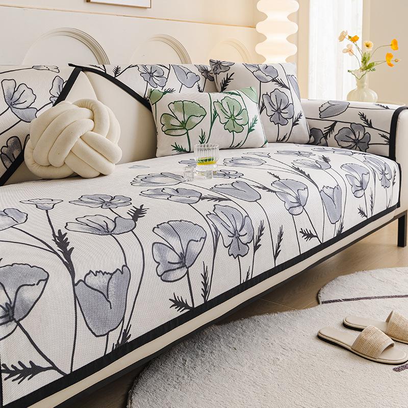 Summer Cool Sofa Cover  New Simple High-End Cool Sofa Seat Cushion Full Cover Sofa Towel