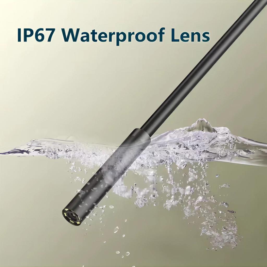 Practical 8MM Android Endoscope 3 In 1 USB/Micro USB/Type-C Borescope Inspection Camera IP67 Waterproof for Smartphone Computers