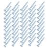 50Pcs Self Drilling Screw Cross Zinc Plated Carbon Steel Fastener Hardware 4.8x38mm Flat Head