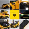 Chevrolet Camaro Supercar Simulation Diecast & Toy Vehicles Sounds & Light Pull Back Car 1:32 Alloy Model Gifts For Children