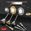 Electric Grinder Steel Wire Brush - Rust & Polishing Head for Walnut & Wenwan Grinding, Steel & Electric Brush.