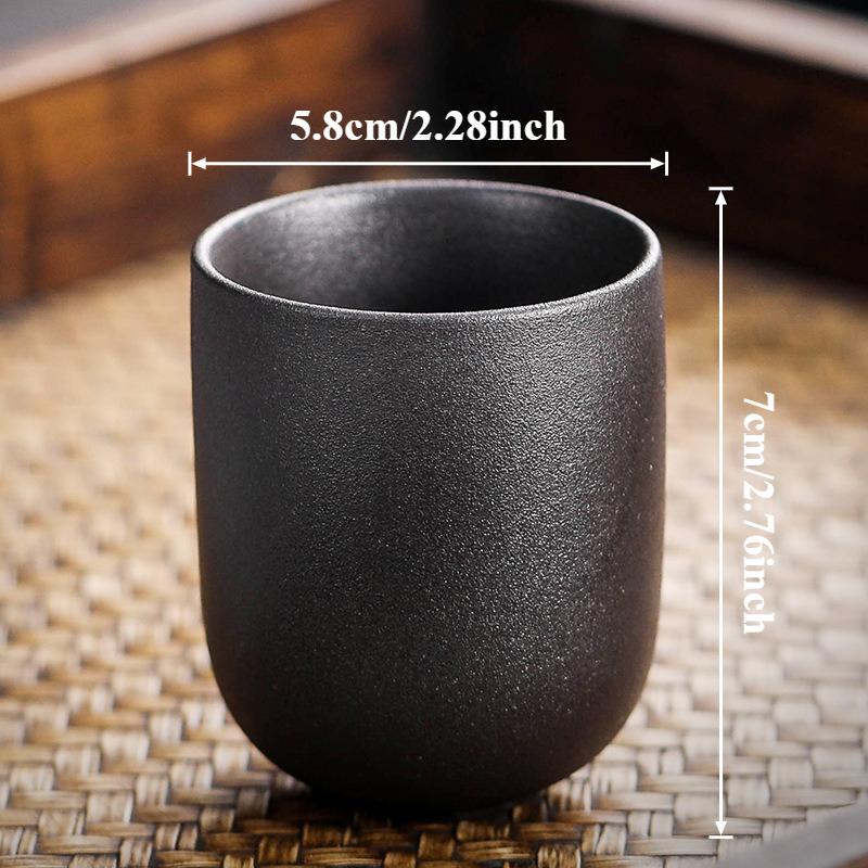 128ml New Handmade Rough Ceramic Tea Coffee Cup Japanese Vintage Style Mug for Kung Fu Tea/Sake & Daily Coffee Cup Ceramic Cup