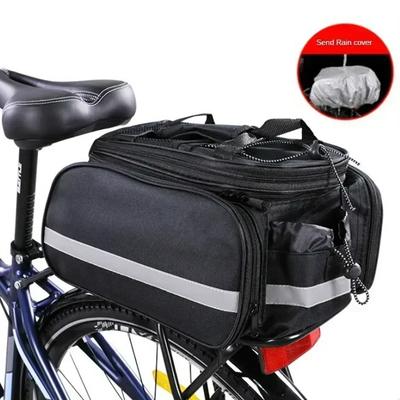 25L Fahrradträgertasche MTB Fahrradgepäckträgertasche Gepäckträgertasche Radfahren Multifunktionale Große Kapazität Reisetasche Mit Regenhülle