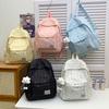 Schoolbag Bow Student Backpack College Student Simple Versatile School Bag Junior High School Student Backpack Travel Backpack