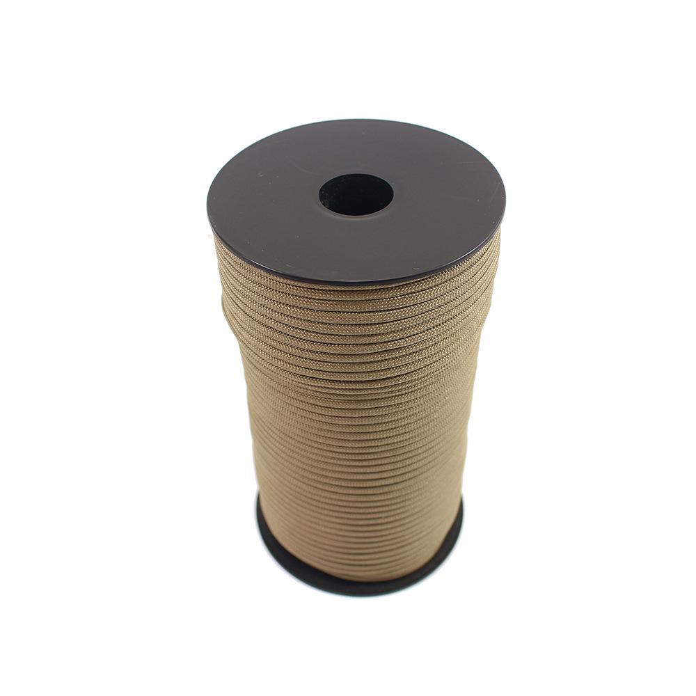 9-Core 100m Polyester Paracord for Outdoor Camping, Binding, or Bracelet Weaving.