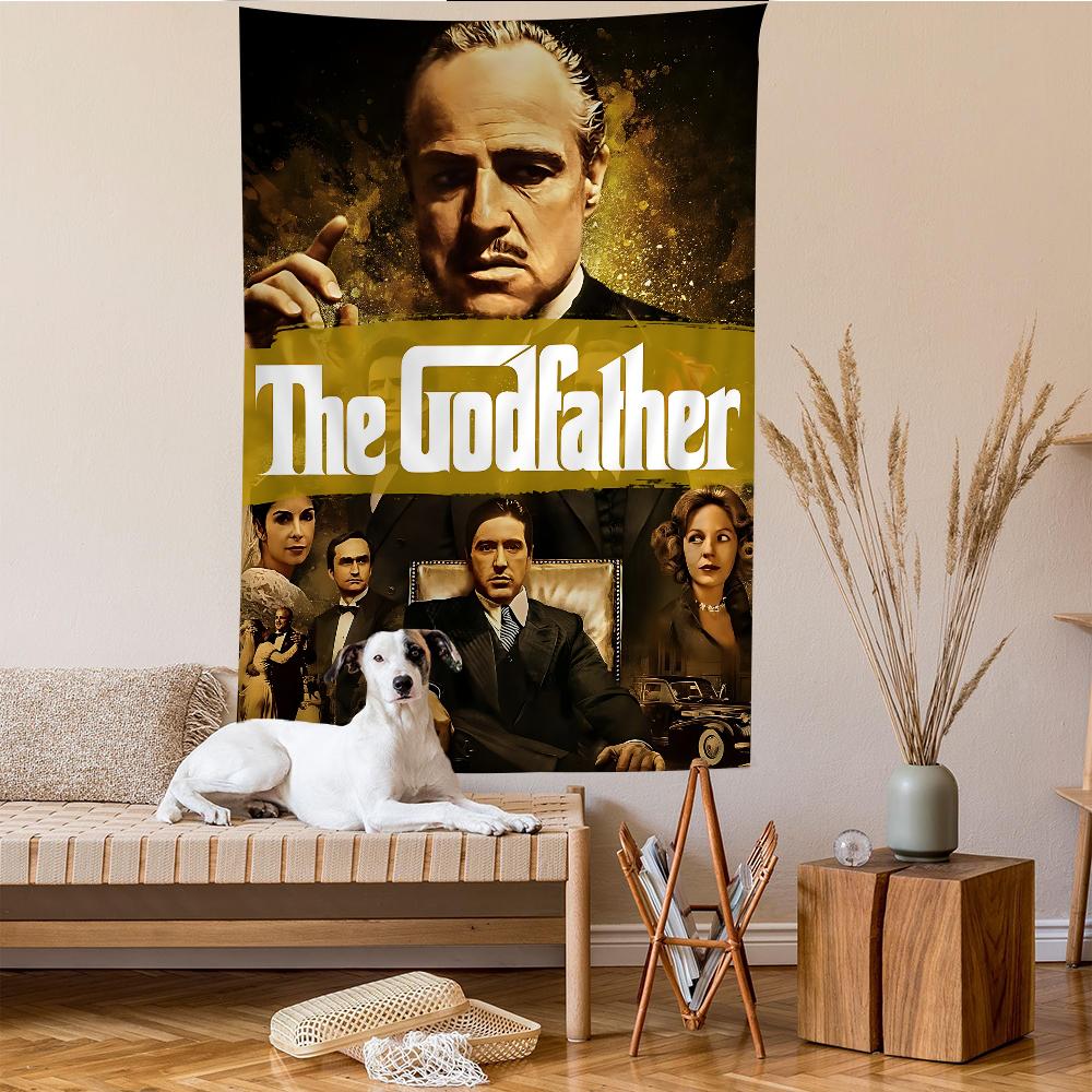 The GGodfather Movie Cartoon Tapestry Art Science Fiction Room Home Decor Wall Hanging Home Decor