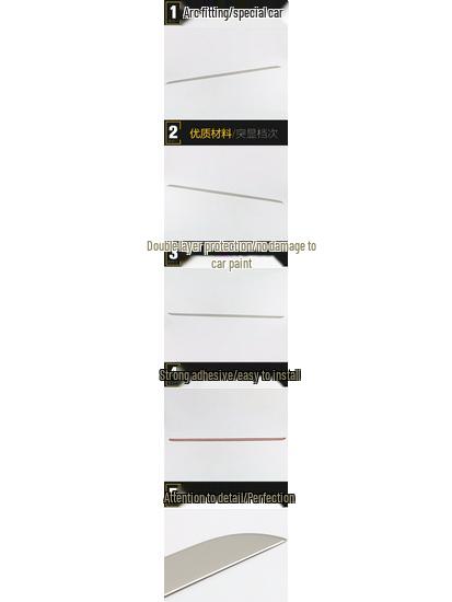 Tiguan 2010-2017 Heckklappe Kratzschutz Zierleiste