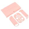 Protective Case for Switch Color Shell Full Protection Ergonomic Hand Grip Game Console Housing Cover Sakura Pink