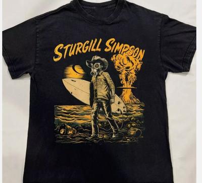Sturgill Simpson Retro Manica Corta Unisex Tutte le Taglie