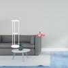 Acrylic Resin Side Table with Cute Deer Figurine Small Easy Assembly for Office Balcony Kitchen