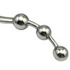Stainless Steel Prostate Bead Massager Masturbation Stick Back Court Bolt Butt Plug Adult Sex Product