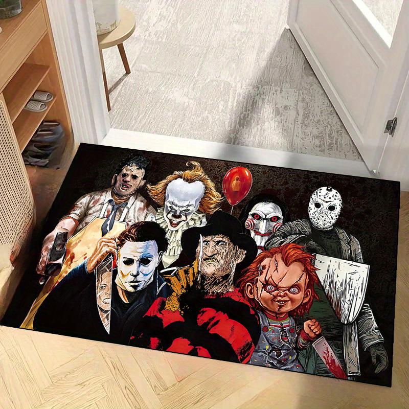 New Halloween Carpet Horror Figure Pattern Rug Decoration Living Room Bedroom Outdoor Terrace Garden Home Rooms Beautiful Mat
