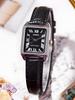 Casio - Leather Strap Black Dial Women's Quartz Watch LTP-V007L-1B