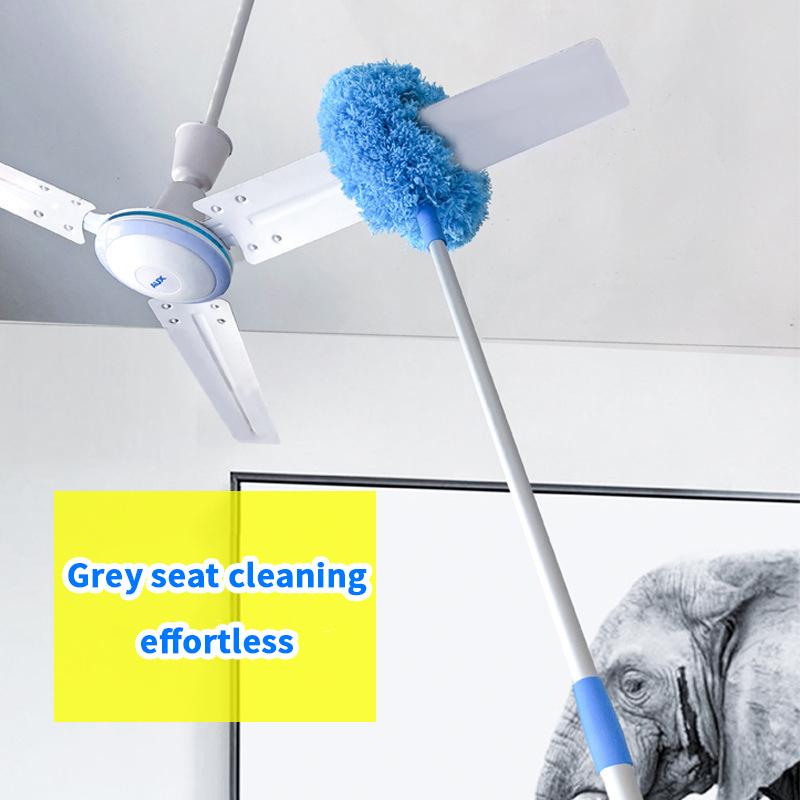 Ceiling Fan Cleaner Dusters With Extension Pole Dust Removal Brush For High Ceilings Fans Furniture Removable Fan Duster