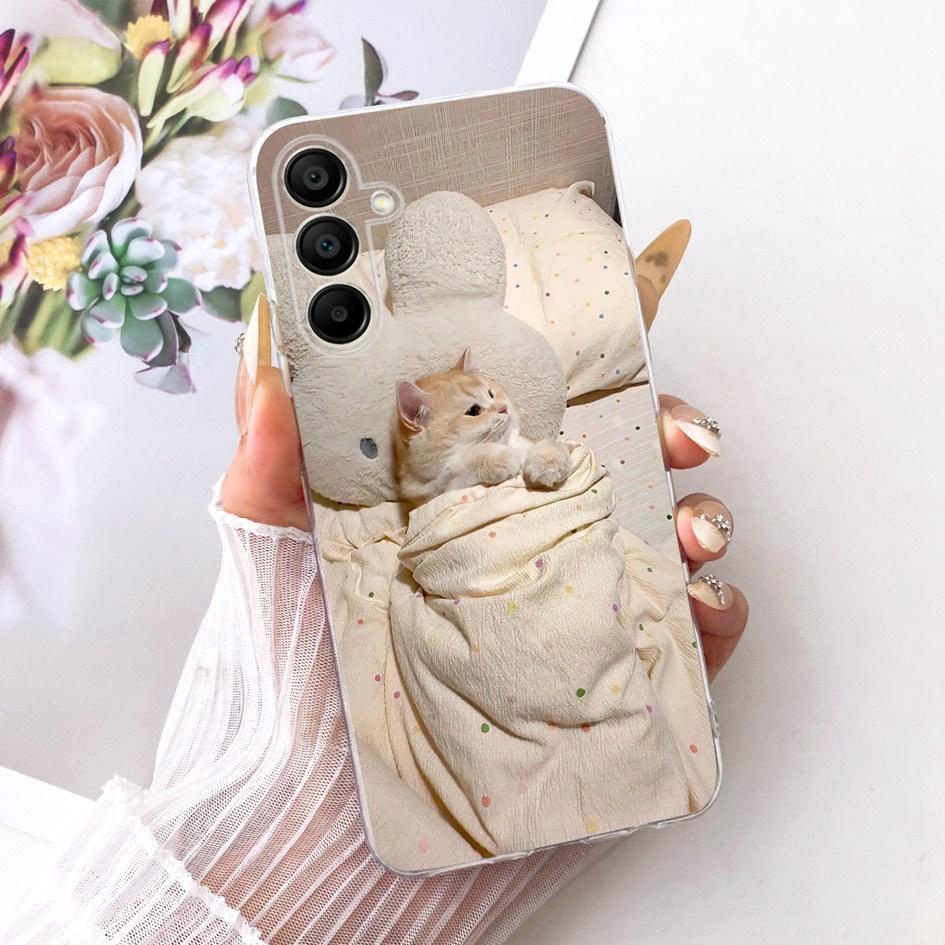 Silicone Case For Samsung Galaxy A16 Cover SM-A165F New Colorful Flower Soft Phone Case For Samsung A16 A26 A36 A56 5G Protector