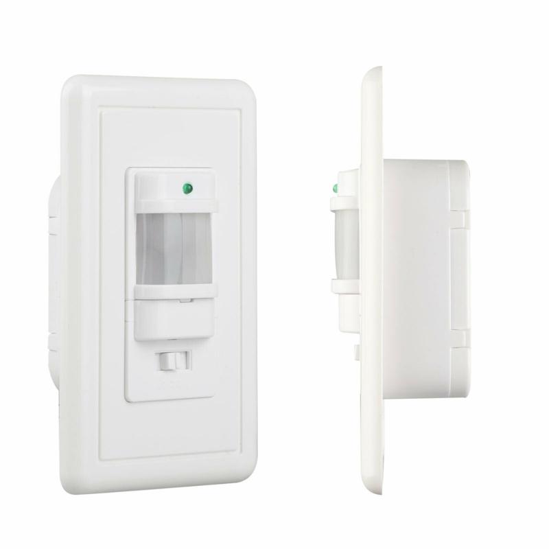 100-240V Auto On/off Motion Sensor Switch Infrared Pir Occupancy Vacancy Wall Lamp With Power