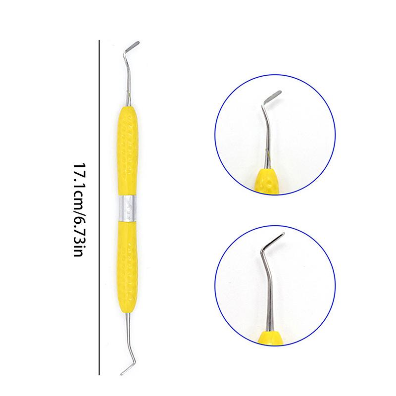 Zahnmedizinische doppelseitige Silikonharz-Füllspatel Kompositfüllung Chirurgische Instrumente Füllungen Zahnarztzubehör Zahnarztwerkzeug
