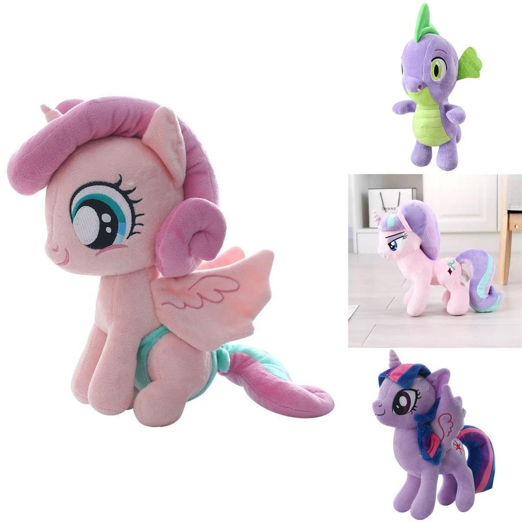 Peluche My Little Pony di Qualità Premium Spike Twilight Sparkle Bambola Morbida e Coccolosa