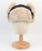 Yunibeosyeolkemiseuteuli Soft Poly Black Fur Balaclava Aviator Cap