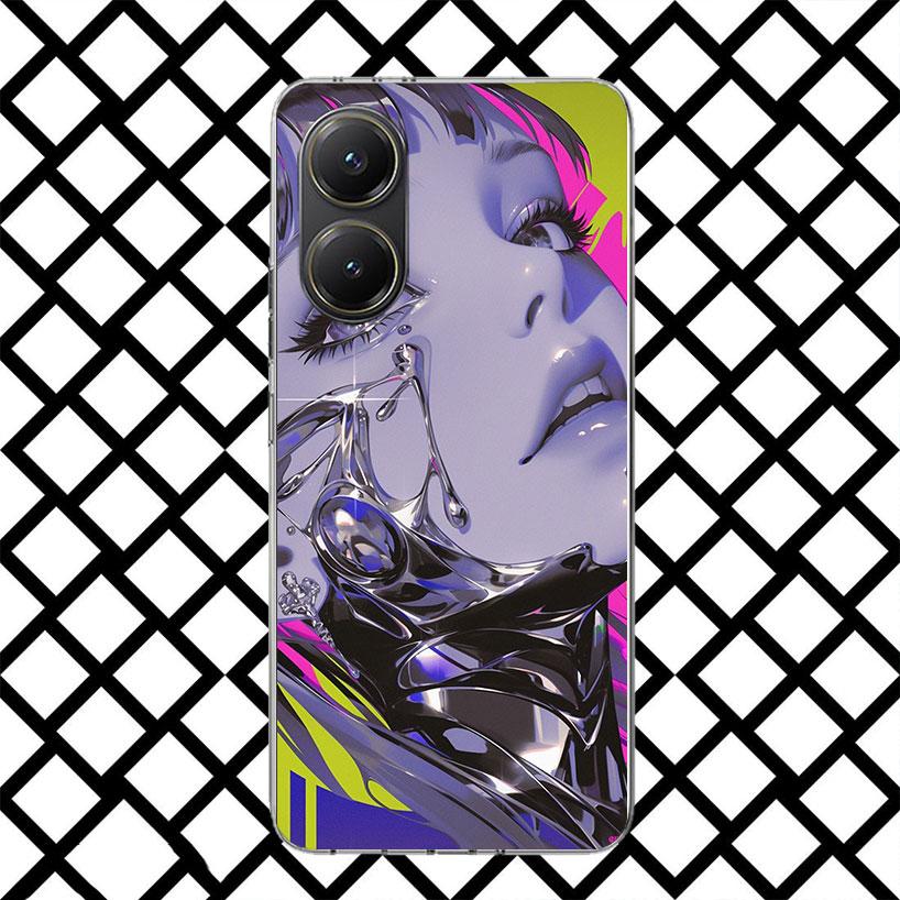 Girl Art Punk Phone Case for Xiaomi Poco F7 Ultra X7 X6 X5 Pro X4 Gt M8 M7 Redmi 15 15C 13 13C 12 12C Soft Cover Fundas Poco F7