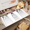Medical Eye Vision Chart  Mouse Pad Nonslip Rubber Gamer Balance Computer Mat Decoracion Deskmat Laptop Office Large