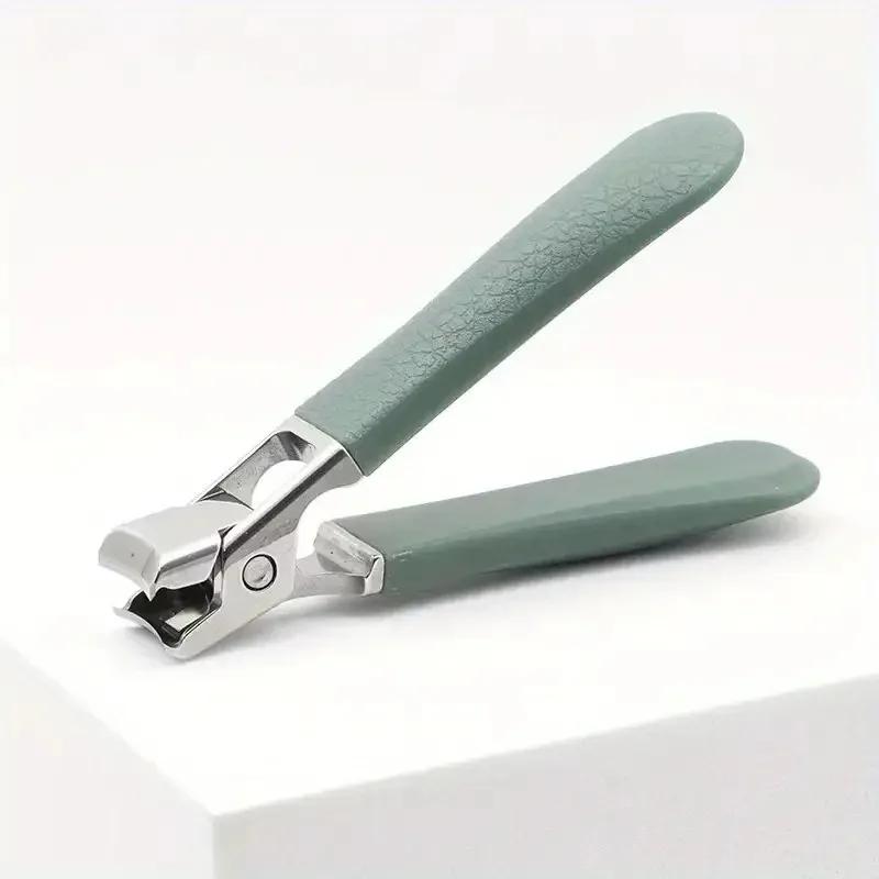 

Professional Stainless Steel Nail Clippers Set for Thick Nails Anti-Splash Sharp Trimmer Nail Pedicure Manicure Tools for Men зелёный